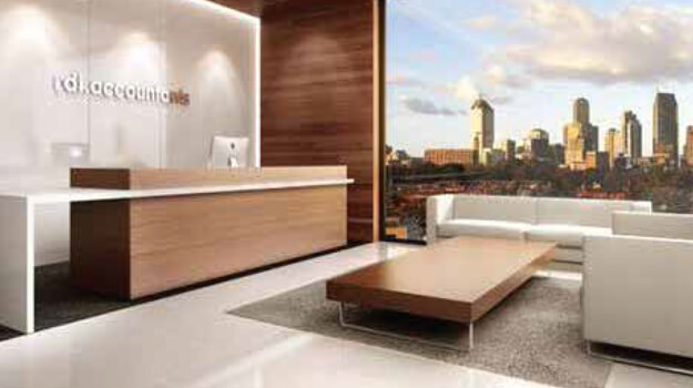 Professional environment with office cleaning and maintenance